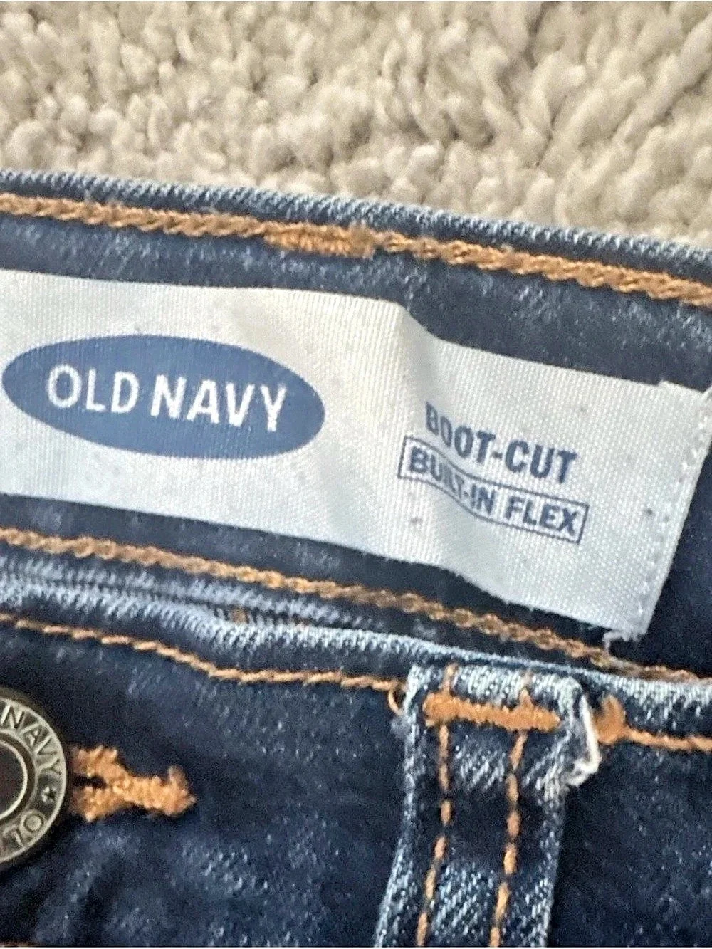 Old Navy Boot-Cut Built-In Flex boys 7 Jeans Blue